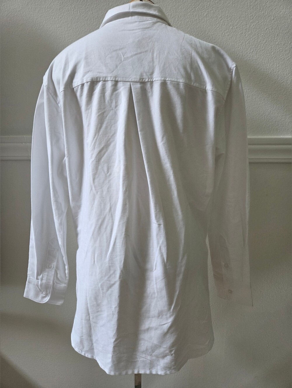 PINK Victoria's Secret White Women Casual Button-Down Shirt Size L - Picture 5 of 10